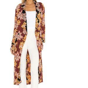 Free People Niya Floral Print Duster: Size S